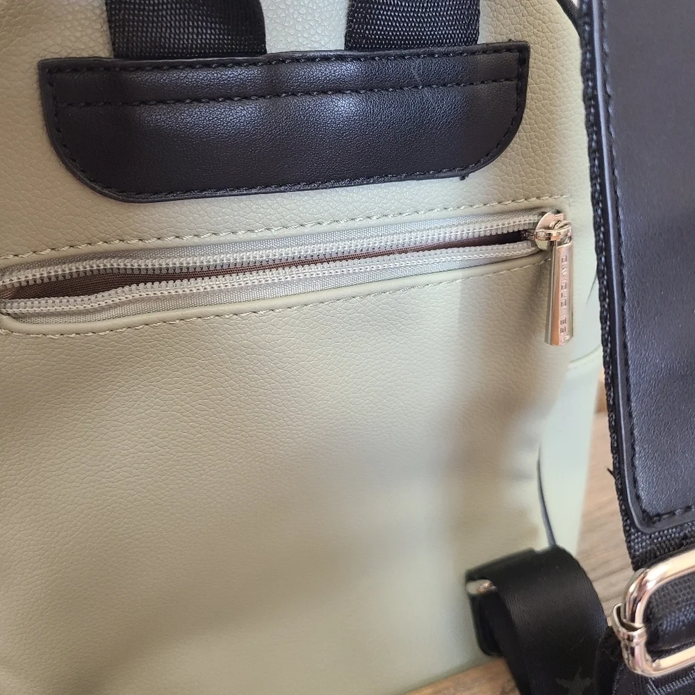 David Jones Pastel Green Mini PU Leather Backpack